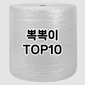 [핫딜안내]뽁뽁이 추천 순위  TOP10 구매가이드 2025년 10월 1주차