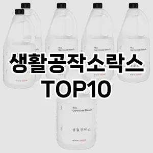 [눌러봐요]생활공작소락스 추천 순위  TOP10 구매가이드 2025년 10월 1주차