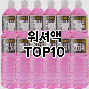 [특가추천]워셔액 추천 순위  TOP10 구매가이드 2025년 12월 5주차