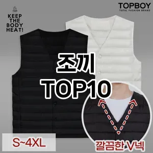 [리뷰알림]조끼 추천 순위  TOP10 구매가이드 2026년 1월 1주차2024년 | BEST상품 | 가격 비교