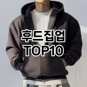 [베스트템]후드집업 추천 순위  TOP10 구매가이드 2026년 1월 1주차제품 | 후기