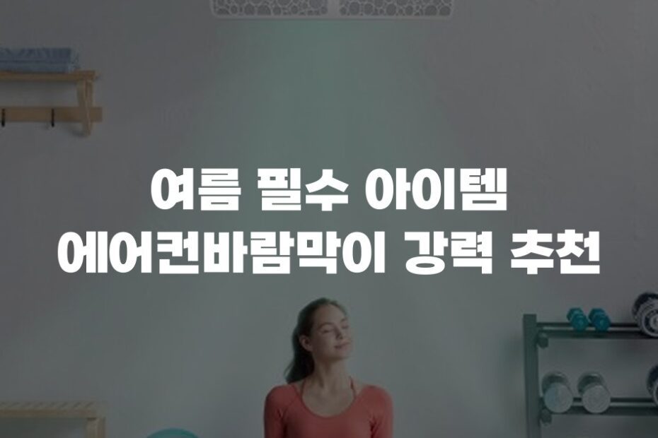 여름 필수 아이템 에어컨바람막이 강력 추천