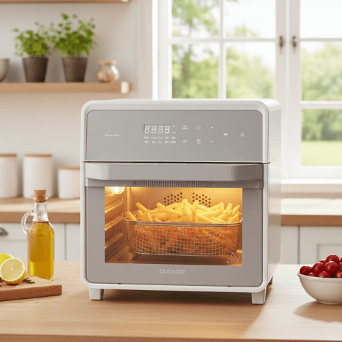 쿠쿠 15L 올스테인리스 오븐형 에어프라이어 노블 화이트 CAFO-DS1510GW