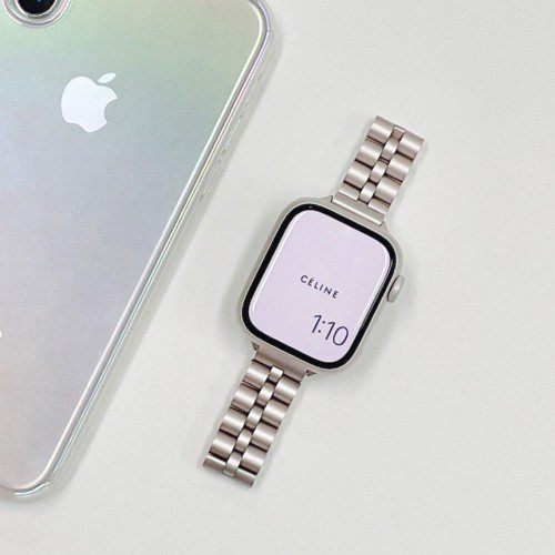 우먼스9999 애플워치 11 스트랩 슬림 라인 메탈 10 9 8 7 6 SE2 SE3 호환 밴드 시계줄