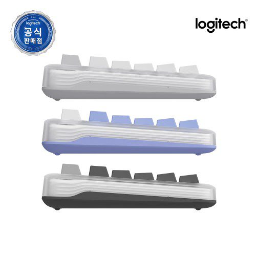 로지텍 ALTO KEYS K98M 블루투스 무선 가스켓 기계식 키보드 라일락, 마블축