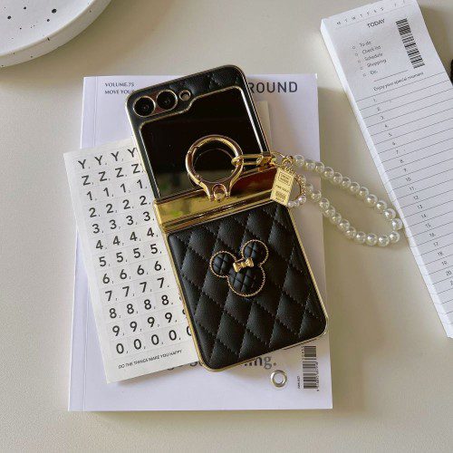 갤럭시 Z플립6케이스 Z플립5케이스 명품 힌지보호 풀커버 링 목걸이