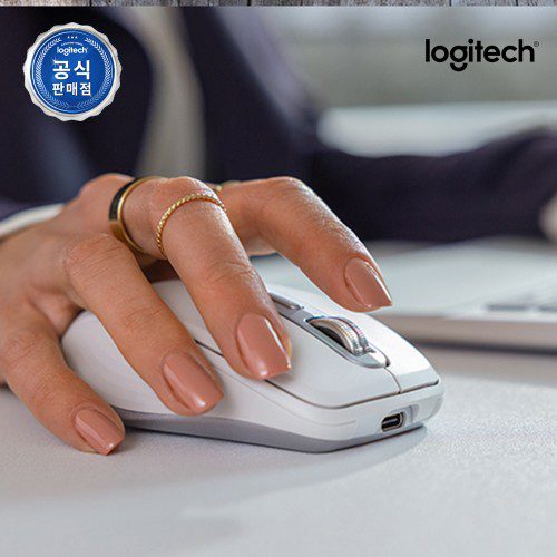 로지텍 MX ANYWHERE 3S for Mac 무선 블루투스 마우스 페일그레이