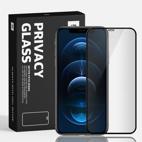 인타입 프라이버시 강화유리 사생활보호필름 아이폰15 프로 맥스, 2매입