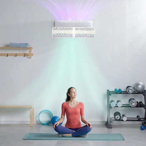 초간편설치 벽걸이 에어컨 바람막이 가림막 날개 가드 거치대 윈드플렉스