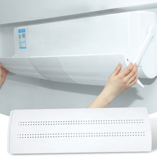 무타공 에어컨 바람막이 벽걸이 에어컨 가드 풍향 조절 길이