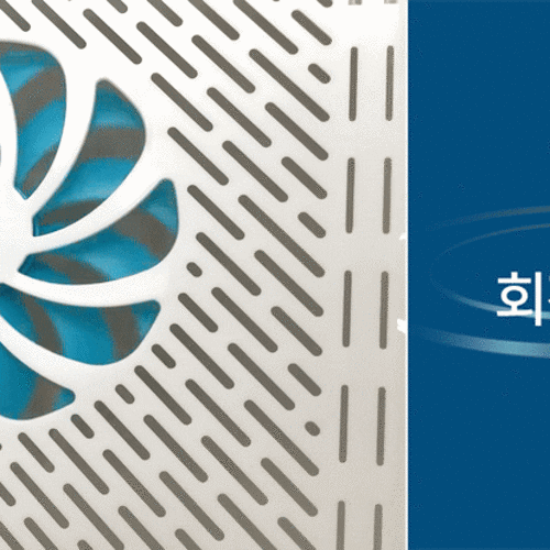 천장형에어컨 바람막이 윈드바이저 무풍순환 바람개비팬