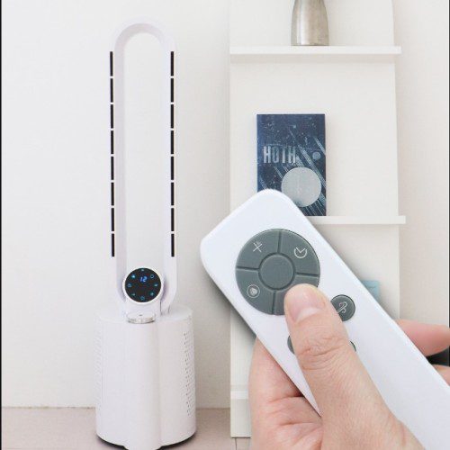 일자 선풍기 무엽 타워형 선풍기 세로 타워팬 없는 선풍기