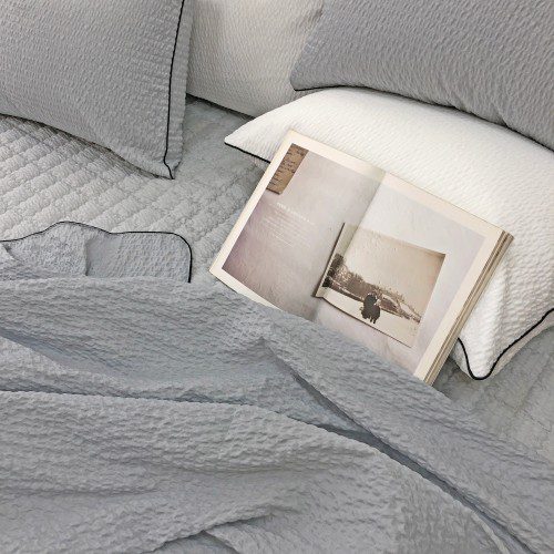 파이핑 시어서커 홑이불 침구 홑겹 여름이불 SS