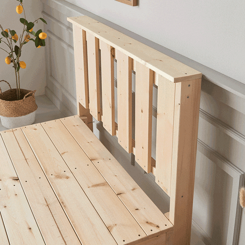 무헤드 평상형침대 바닥 프레임 매트리스깔판 조립식 틀 상판 미니 싱글