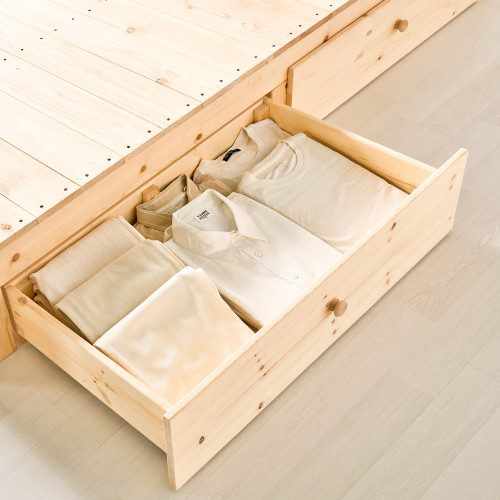 착한테이블 편백 나무 침대 평상형 원목 프레임 미니 싱글