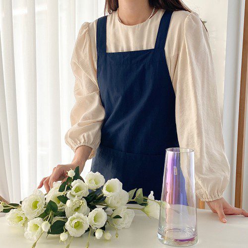 한스데이 방수 일자형 애견 미용사 카페 바리스타 공용 원피스 빅사이즈 앞치마