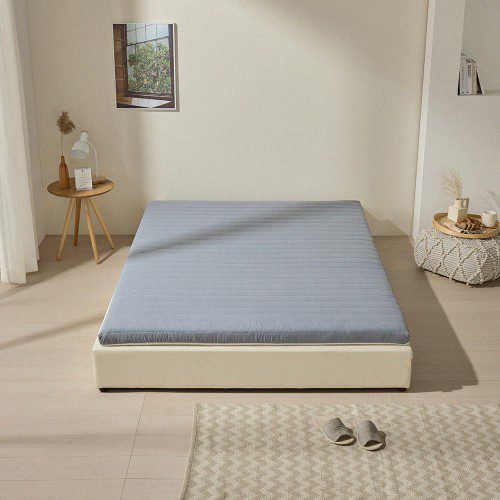 라노체 3단 접이식 매트리스 침대 바닥 토퍼 매트리스 단단한 매트릭스 8cm MS