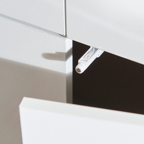 장인가구 비쥬얼 터치 3단서랍 800 옷장