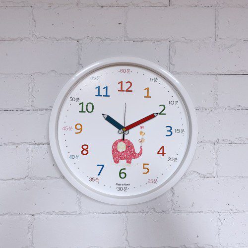이지투씨 무소음벽시계 교육용 인테리어시계 거실 아이방