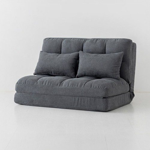 [PU] 앰보 2인 좌식 소파베드 6262.1391, 블랙브라운