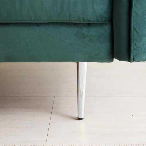 스테이 벨벳 팔걸이 수납 패브릭 소파 2colors