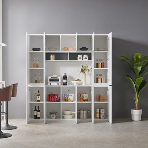 오브제 월플렉스 시스템 주방수납장 1200멀티수납장 주방수납