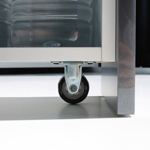 랩소디 슬라이딩 냉장고 틈새 수납장 일체형 200mm 좌측형