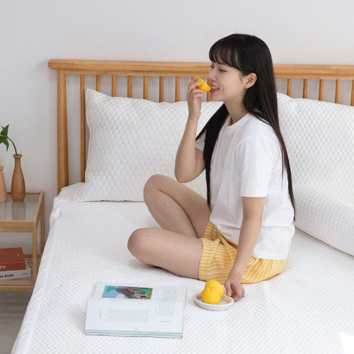 콜드맥스 듀라론2.0 냉각 냉감패드 고정밴드 화이트, SS(슈퍼싱글)