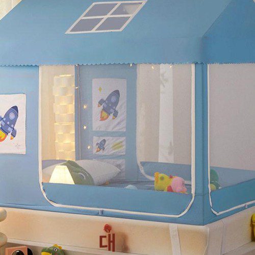 벙커 침대 텐트 암막 캐노피 아이방 2층 침대 놀이 텐트