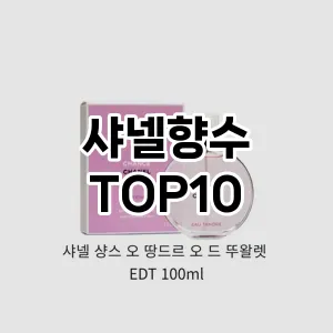[솔직후기]샤넬향수 추천 순위 구매가이드 TOP10 2026년 4월4주차