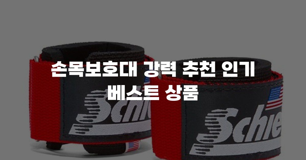 손목보호대 강력 추천 인기 베스트 상품