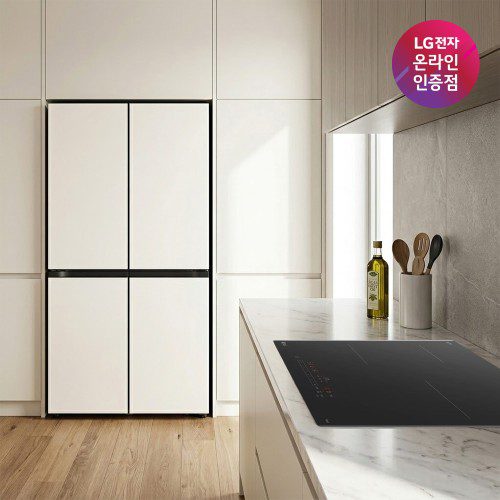 LG 디오스 오브제컬렉션 매직스페이스 냉장고 + LG 디오스 인덕션 (T876MEE111 + BEI3ASB2OE)