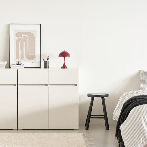 [기본형] 조아 수납장 모듈 다용도 거실 베란다 맘마존 (높은/서랍형 800), 3단, 화이트