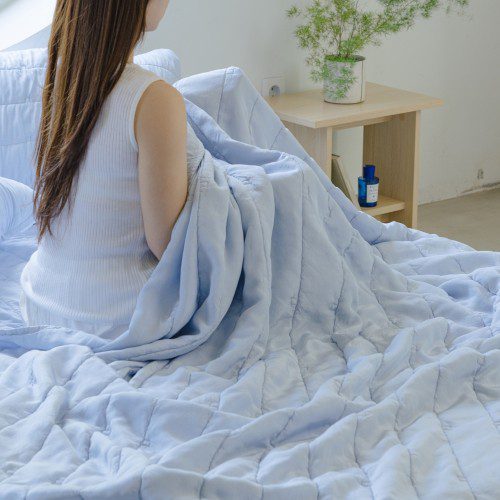 멜루나 여름이불 양면 피그먼트 인견 모달 냉감 이불 SS
