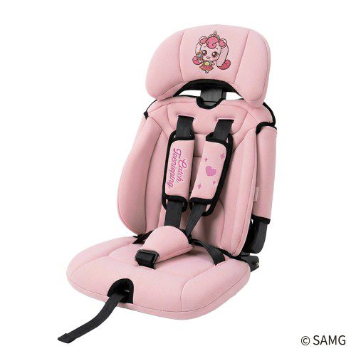 베이카 프리미엄 휴대용 주니어 카시트 토들러 ISOFIX 특허출원 캐치티니핑(핑크)