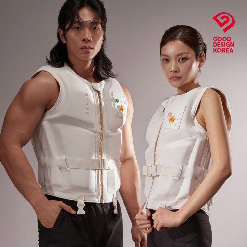 썸쓰 구명조끼 1+1 성인 라이프자켓 경량 얆은 부력조끼 슬림핏 부스트