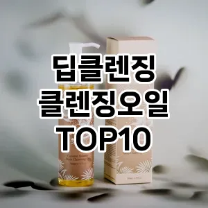 [할인제품]딥클렌징 클렌징오일 추천 순위 구매가이드 TOP10 내돈내산